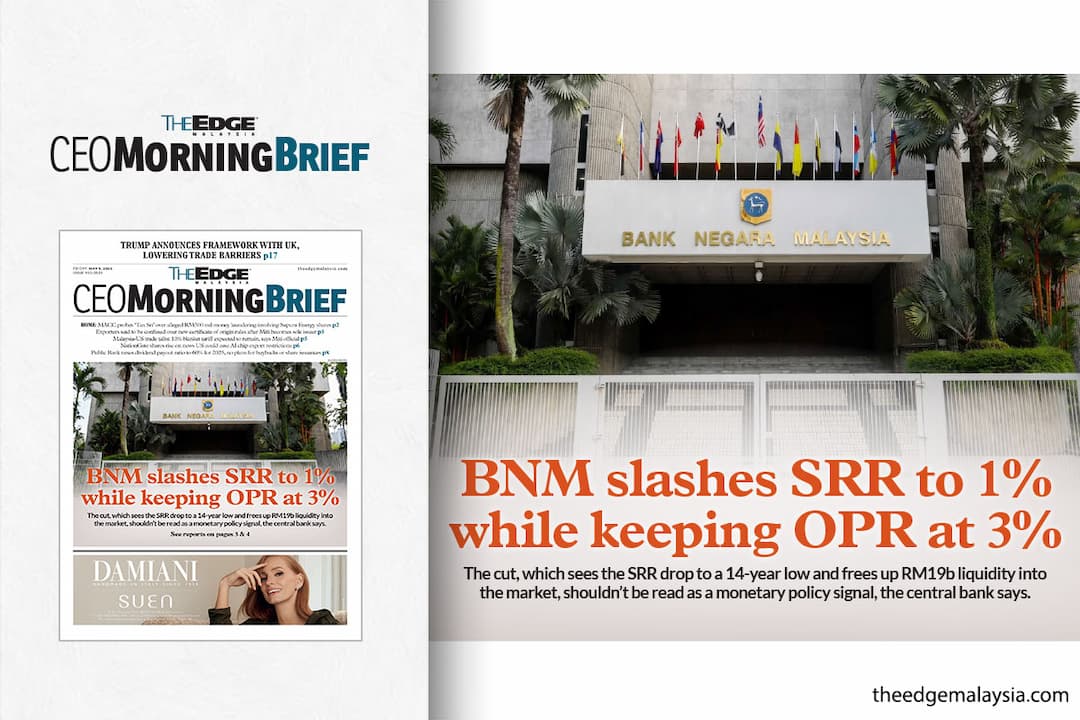 BNM slashes reserve ratio to 1%, a 14-year low, releasing RM19b into ...
