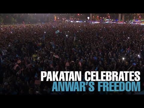 NEWS: Pakatan celebrates Anwar’s freedom