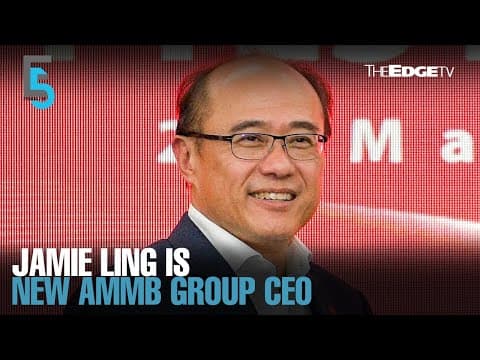 EVENING 5: Jamie Ling is new AMMB group CEO