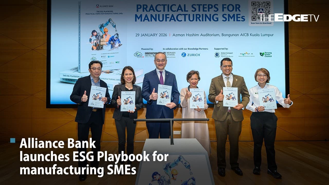 NEWS: Alliance Bank launches ESG Playbook for manufacturing SMEs