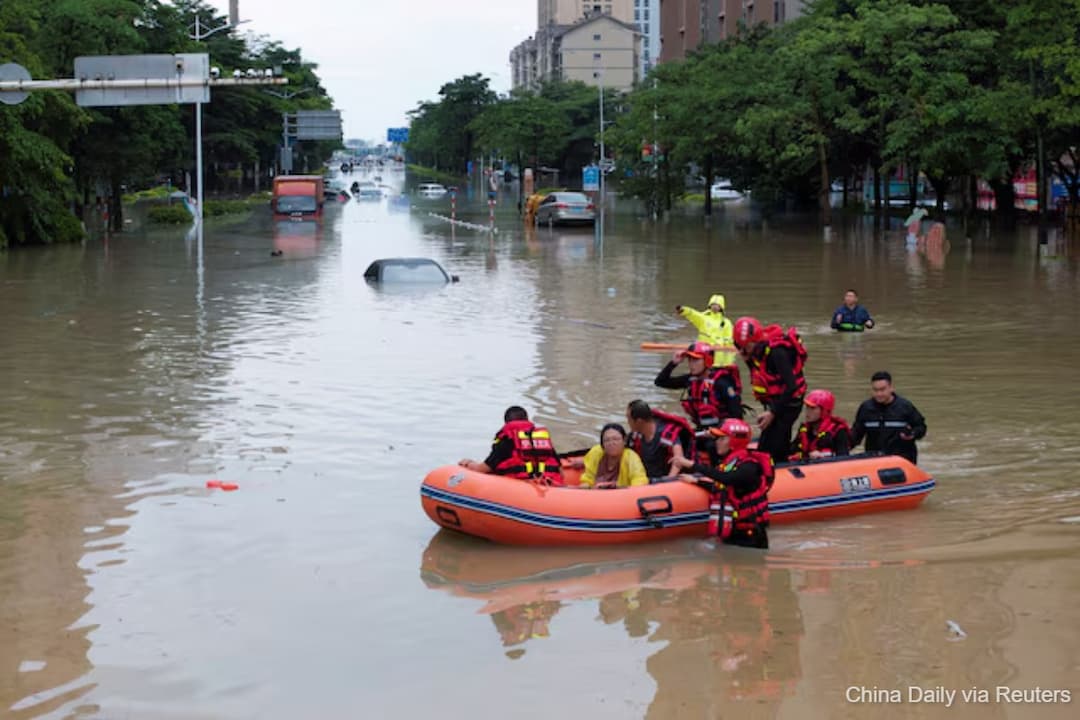 Natural Disaster Rescuing China's natural disaster losses hit US$30 bil in first nine months of 2026